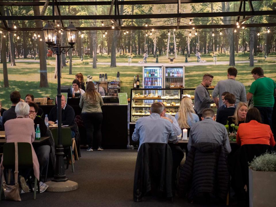 Spisested på Foodtech messe